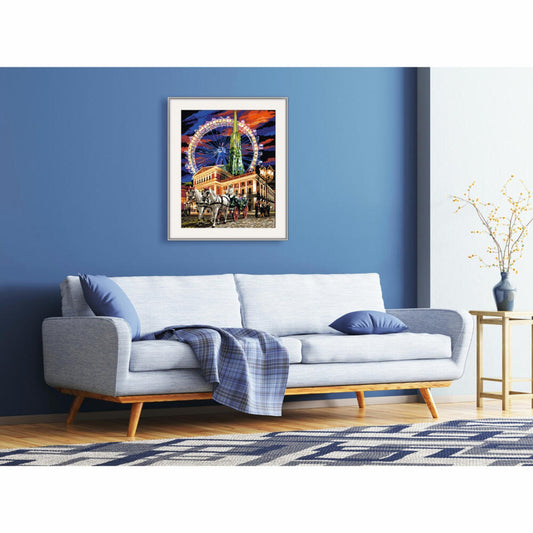 Schipper Malen nach Zahlen Wien, Wien nur du allein, Meisterklasse Premium, Malvorlage, Wandbild, 40 x 50 cm, 609130508