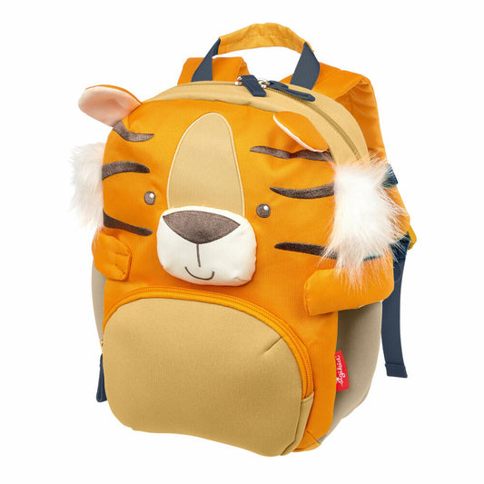 sigikid Pfötchen-Rucksack Tiger, Kinderrucksack, Kitatasche, Kindergarten, Polyester, 5.2 L, 25335