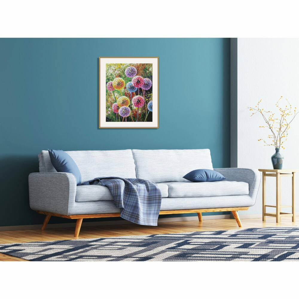 Schipper Malen nach Zahlen Blütenfeuerwerk, Meisterklasse Premium, Malvorlage, Wandbild, 40 x 50 cm, 609130872