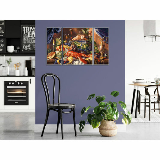Schipper Malen nach Zahlen Prunkstillleben, Meisterklasse Triptychon, Malvorlage, Wandbild, 609260864
