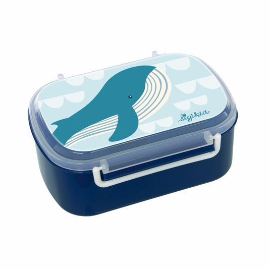sigikid lunch box whale, bread box, lunch box, children, plastic, 11 x 17 cm, 25373
