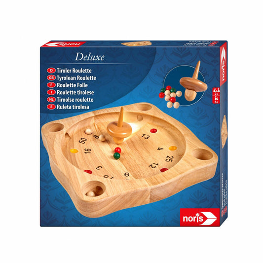 Noris Deluxe Tyrolean Roulette, classic game, board game, ages 6 and up, 606101930