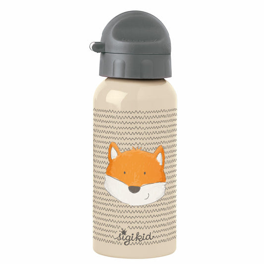 sigikid 3 Freunde Trinkflasche, Kindertrinkflasche, Kinder Flasche, Wasserflasche, Edelstahl / Kunststoff, 400 ml, 25380