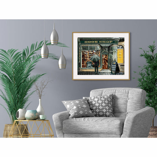 Schipper Malen nach Zahlen Englischer Buchladen, Meisterklasse Premium, Malvorlage, Wandbild, 40 x 50 cm, 609130897