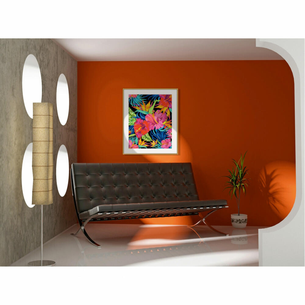 Schipper Painting by Numbers Exotic Flower Dreams, Master Class Premium, Coloring Page, Wall Picture, 40 x 50 cm, 609130851