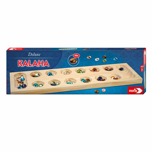 Noris Deluxe Kalaha, Mancala, Bohnenspiel, Steinchenspiel, ab 6 Jahren, 606101981