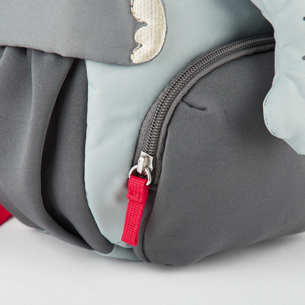sigikid Pfötchenrucksack Elefant, Rucksack, Kinderrucksack, Kindergartentasche, Kinder, Polyester, Grau, 25256