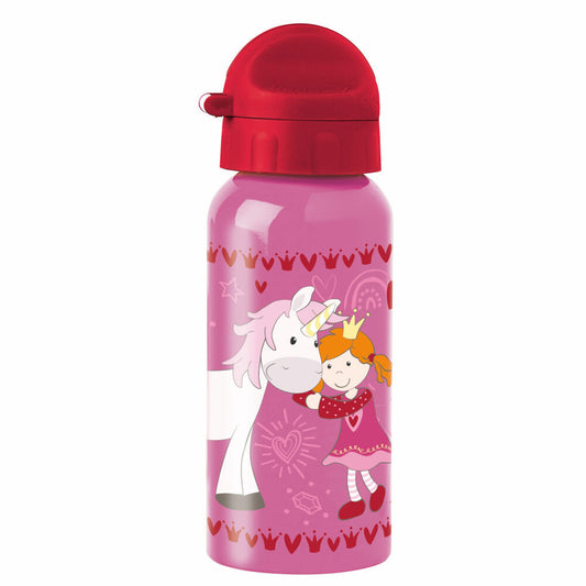 sigikid Pinky Queeny stainless steel drinking bottle, water bottle, children's drinking bottle, children's bottle, 400 ml, 25288