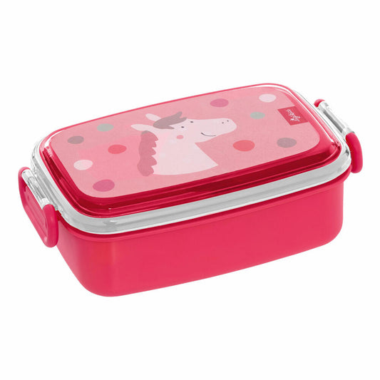 sigikid Brotbox Pony On Tour, Lunchbox, Brotzeitbox, Brotdose, Vesperdose, Frühstücksdose, Kunststoff, Pink, 25086