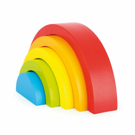 Legler small foot Holzbausteine Regenbogen, ab 12 Monate, 10585