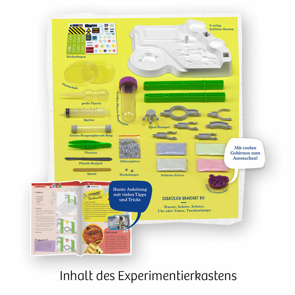 KOSMOS Schleim-Labor, Experimentieren, Lernen, Spielzeug, Entdecken, ab 8 Jahren, 643607