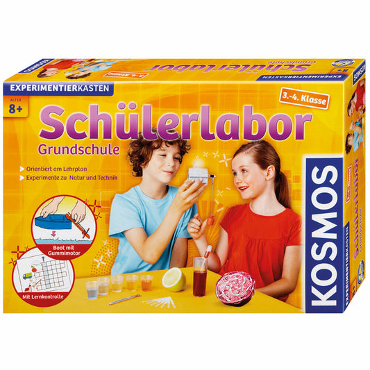 KOSMOS Experiment Kits Student Laboratory Primary School 3rd + 4th Grade, Experiment Kit, Experiment Box, Laboratory, from 8 years, 633912