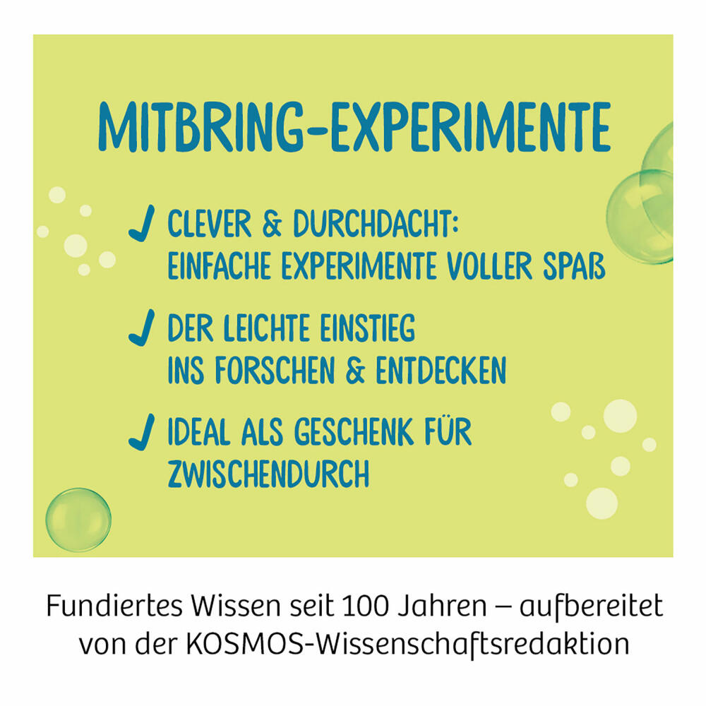 KOSMOS Experimente für die Badewanne, Spielzeug, Experimentierkasten, Experimentier Kasten, Experimente mit Wasser, ab 6 Jahren, 657833