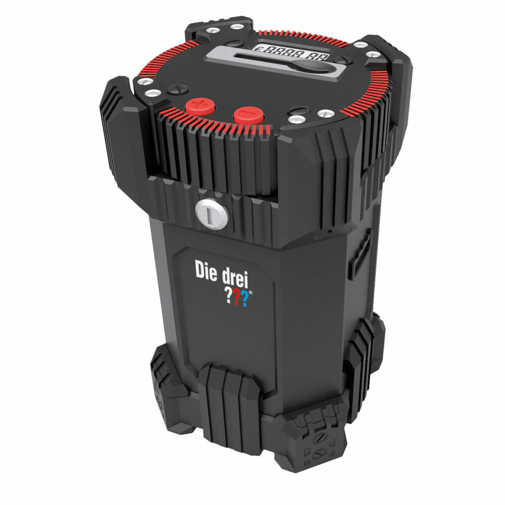 KOSMOS Detektive Die drei ??? Geheime Geldtruhe mit digitaler Zählfunktion, Geld Truhe, Spardose, Spar Dose, ab 8 Jahren, 630959