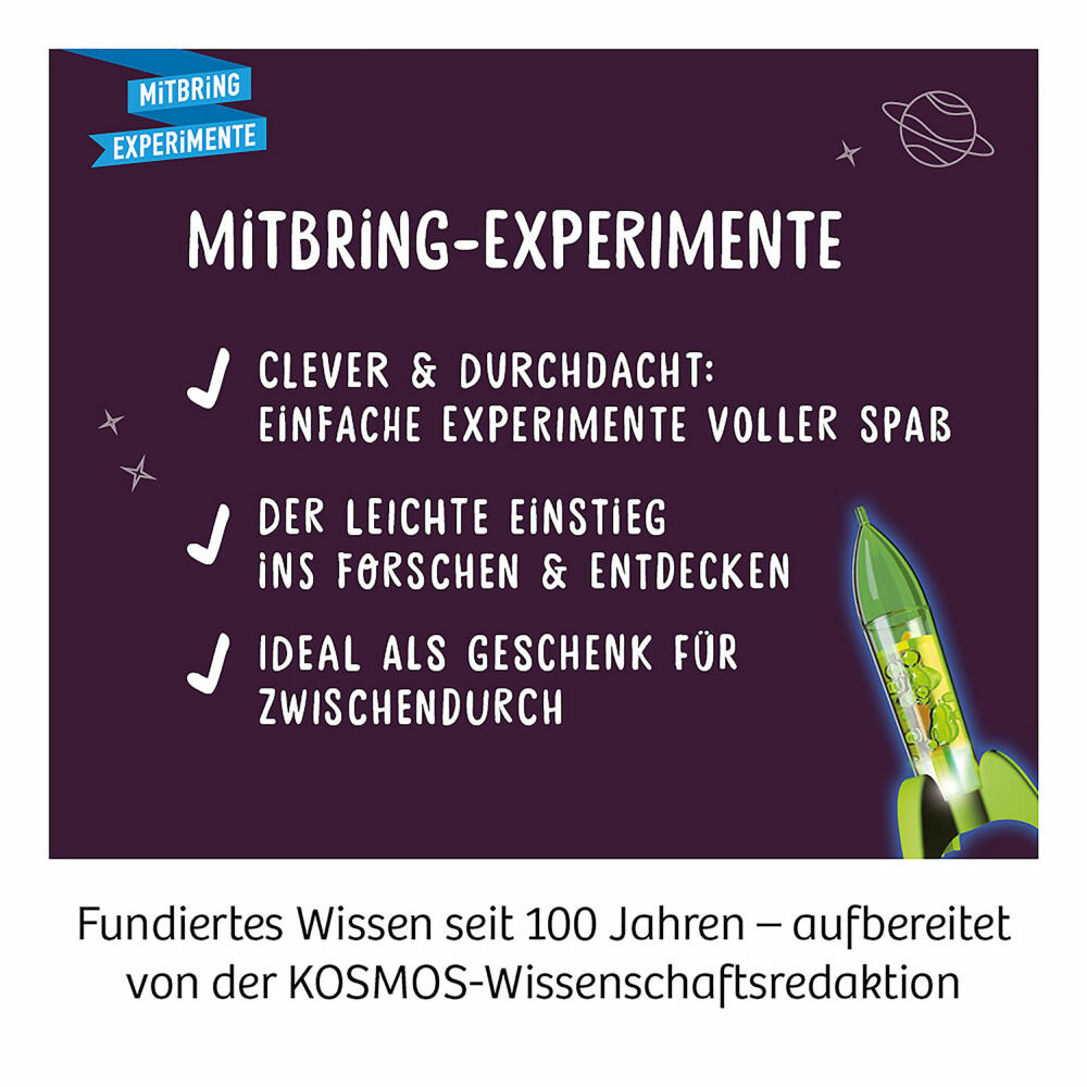 KOSMOS Space-Bubbles, Experimentierkasten, Forschen, Spielzeug, Experimentier Kasten, ab 8 Jahren, 657789