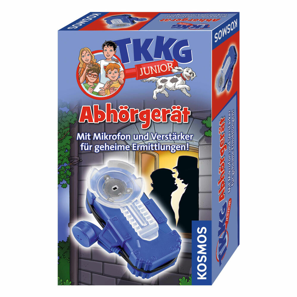 KOSMOS TKKG Detektivset Alarmanlage + Detektivtool + Gratis Abhörgerät, Detektiv, Spionage, Spielzeug, Set, 3-tlg.