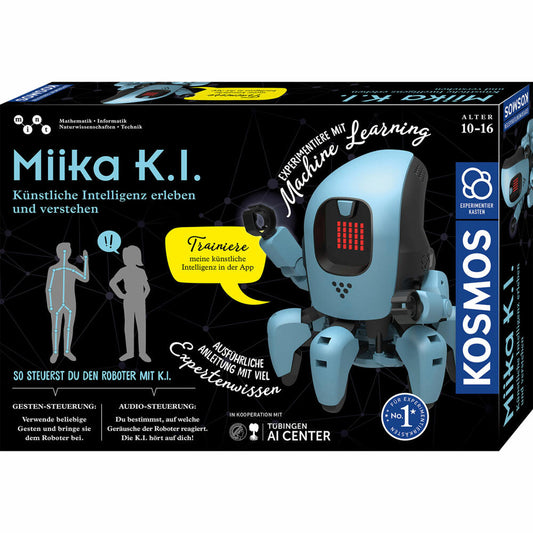 KOSMOS Miika KI, Experiment Kit, Experiments, Artificial Intelligence, Robot, Construction Kit, 620899