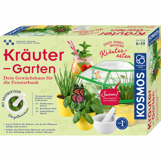 KOSMOS Kräuter-Garten, Garten, Anpflanzen, Spielen, Bauen, Entdecken, ab 6 Jahre, 632090