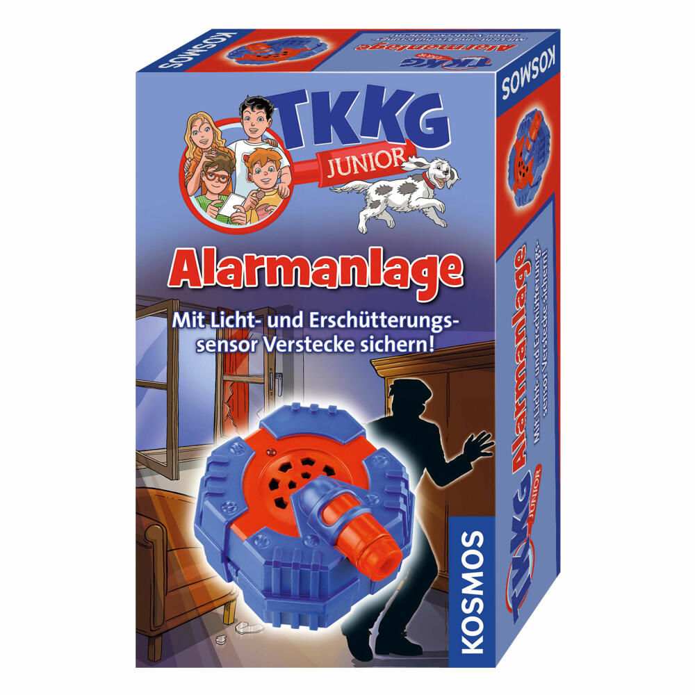 KOSMOS TKKG Detektivset Alarmanlage + Detektivtool + Gratis Abhörgerät, Detektiv, Spionage, Spielzeug, Set, 3-tlg.