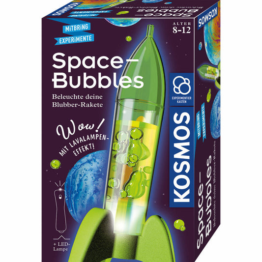 KOSMOS Space-Bubbles, Experimentierkasten, Forschen, Spielzeug, Experimentier Kasten, ab 8 Jahren, 657789