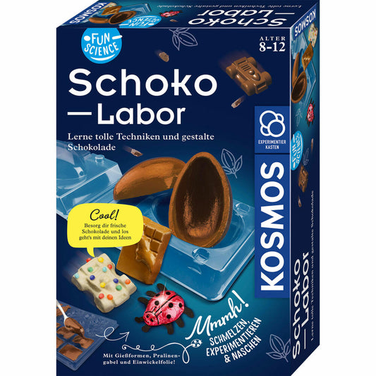 KOSMOS Fun Science Chocolate Lab, Make Your Own Chocolate, DIY, Chocolate Lab, Experiments, 654283