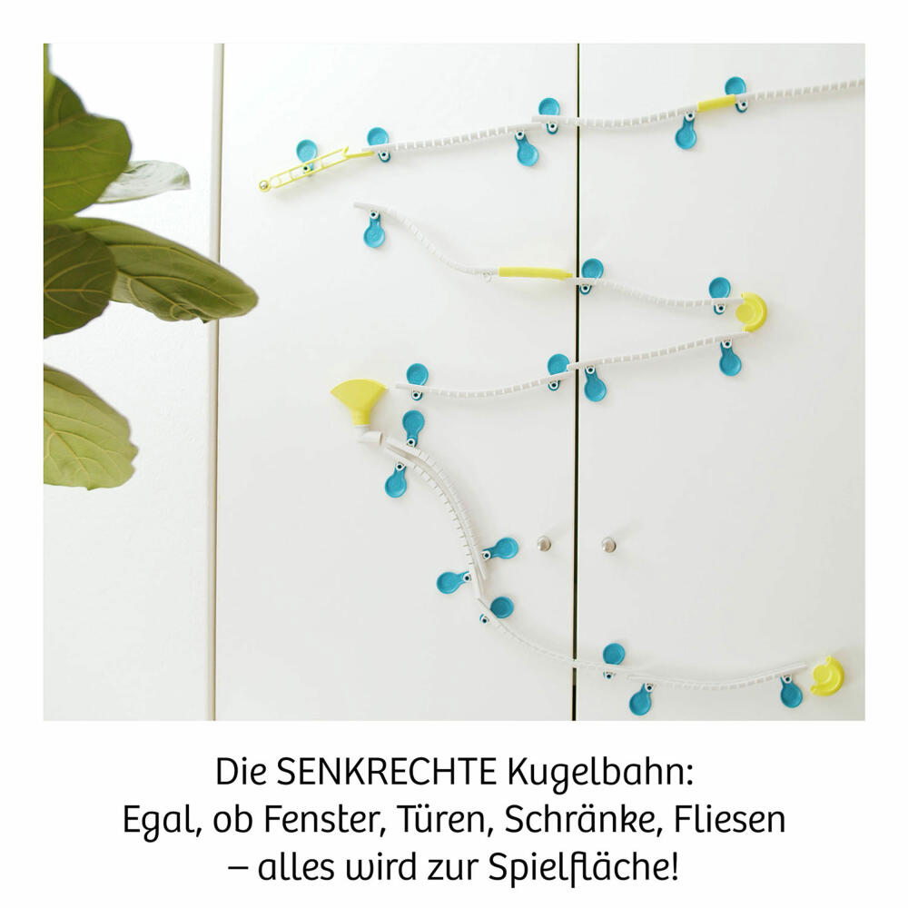 KOSMOS Gecko Run - Starter Set, Marble Run, Ball Track, Construction Kit, Experimenting, 620950