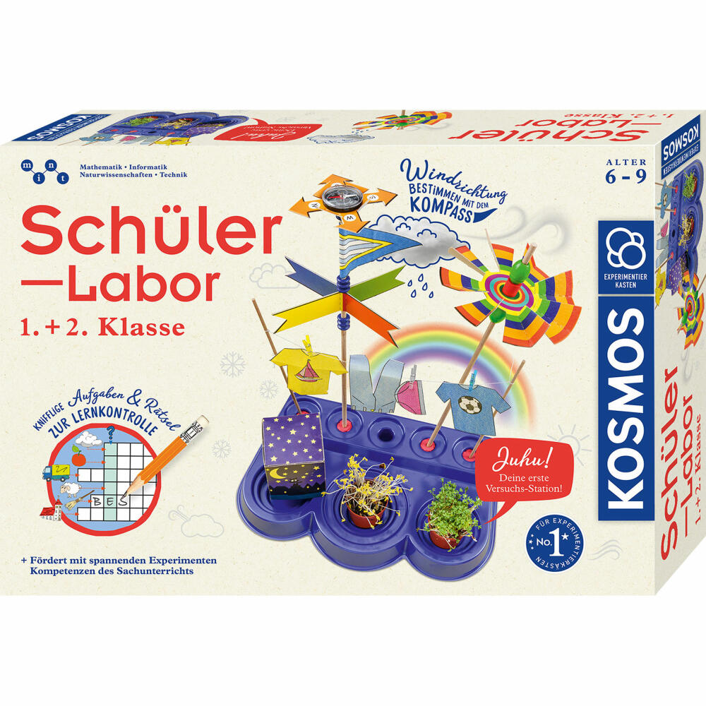 KOSMOS Schülerlabor 1. + 2. Klasse, Experimentierkasten, Experimente, Labor, 636111
