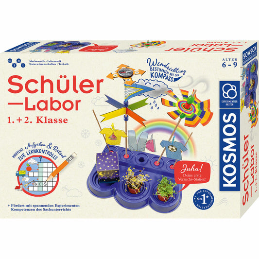 KOSMOS Schülerlabor 1. + 2. Klasse, Experimentierkasten, Experimente, Labor, 636111
