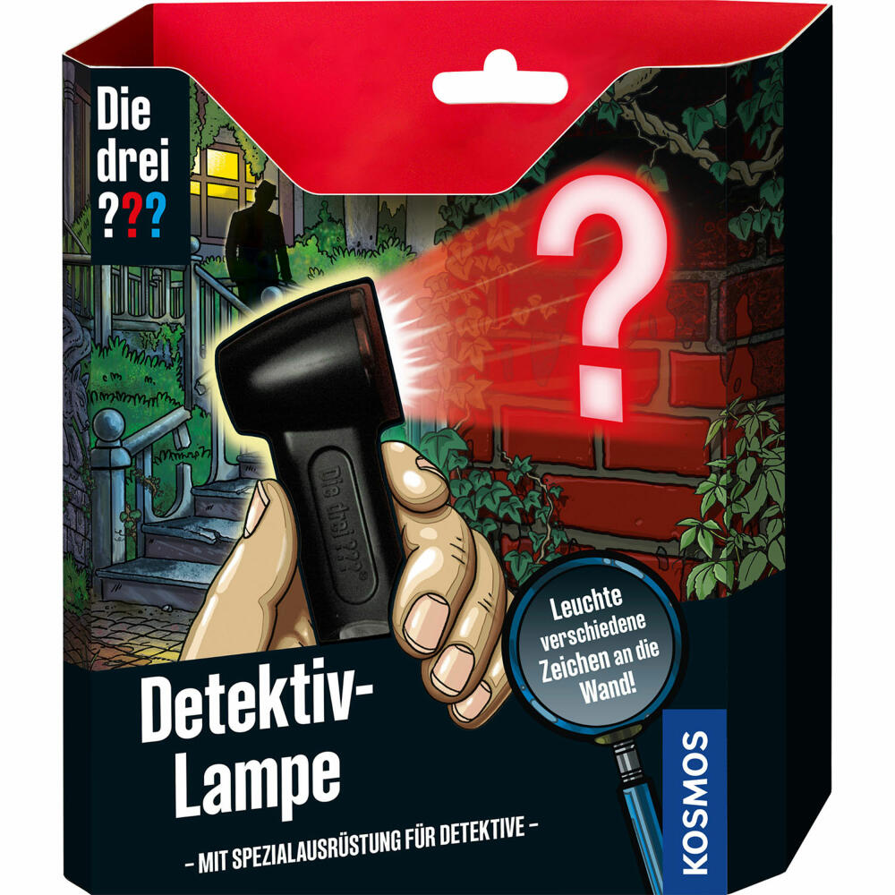 KOSMOS Die drei ??? Detektiv-Lampe, Detektiv Ausrüstung, Detektivspiel, Rollenspiel, ab 7 Jahren, 632281
