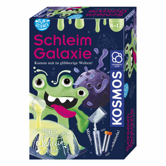 KOSMOS Fun Science Schleim-Galaxie Experimentierkasten, Schleimzucht, Schleim, Glibber, ab 8 Jahren, 654177