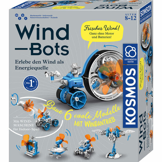 KOSMOS Wind Bots, experiment box, construction set, craft box, craft set, from 8 years, 621056