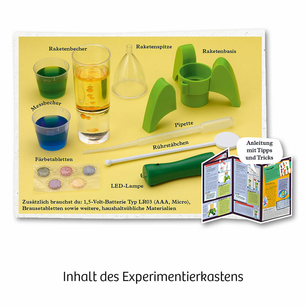 KOSMOS Space-Bubbles, Experimentierkasten, Forschen, Spielzeug, Experimentier Kasten, ab 8 Jahren, 657789