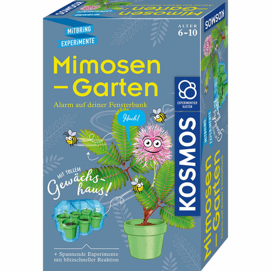KOSMOS Mitbring-Experimente Mimosen-Garten, Experimentierkasten, Experimentier Kasten, Gewächshaus, ab 7 Jahren, 657802