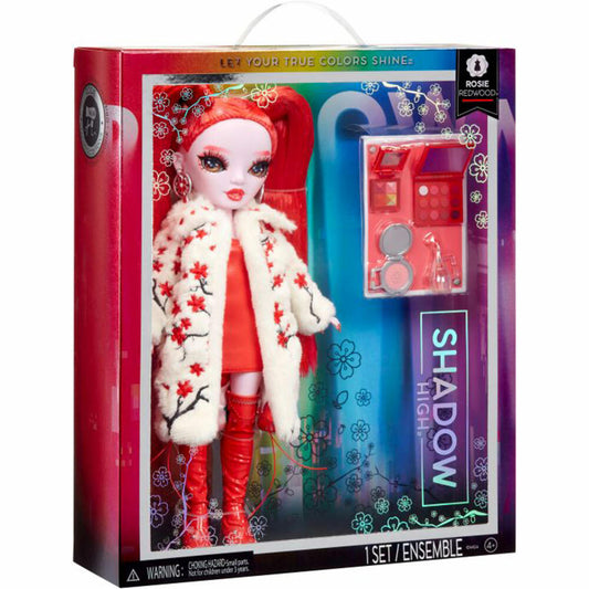 Rainbow High Shadow High Fashion Doll Rosie Redwood Red, Fashion Doll, Dress-up Doll, Doll, 592792EUC