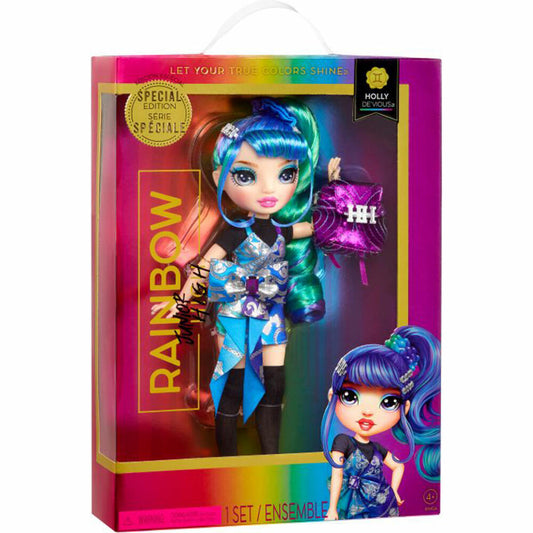 Rainbow High Junior High Special Edition Doll- Holly DeVious Blue, Fashion Doll, Dress Up Doll, Doll, 590439EUC
