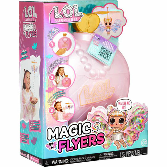 LOL Surprise Magic Flyers Sky Starling Gold Wings, Flying Doll, Hand-Controlled, Toy, 593539EUC