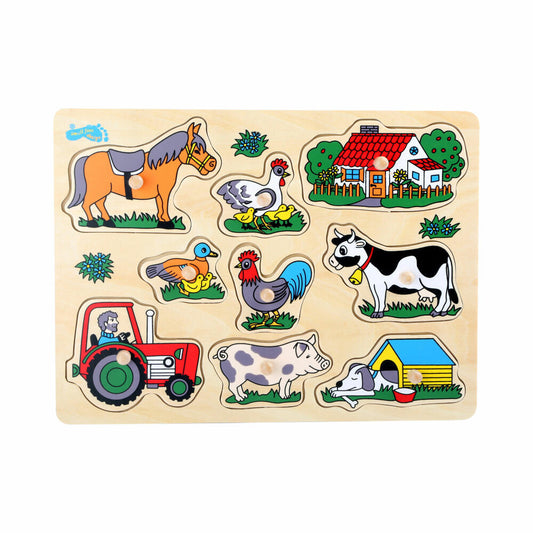 Legler small foot design Setzpuzzle „Bauerei“, ab 12 Monate, 1767