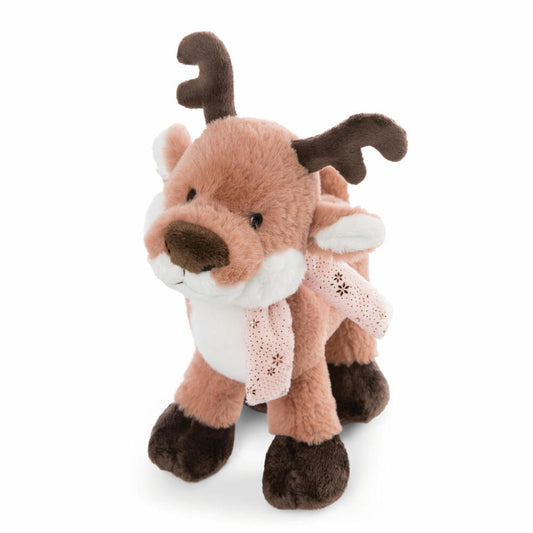 NICI Green Winter Friends Rentier Jonte Stehend, Kuscheltier, Plüschtier, Stofftier, 34 cm, 48318