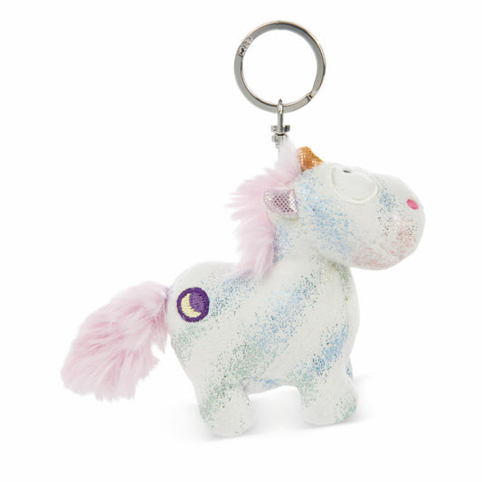 NICI Green Theodor & Friends Einhorn Moon Keeper Schlüsselanhänger, Schlüssel Anhänger, Glücksbringer, 10 cm, 48620