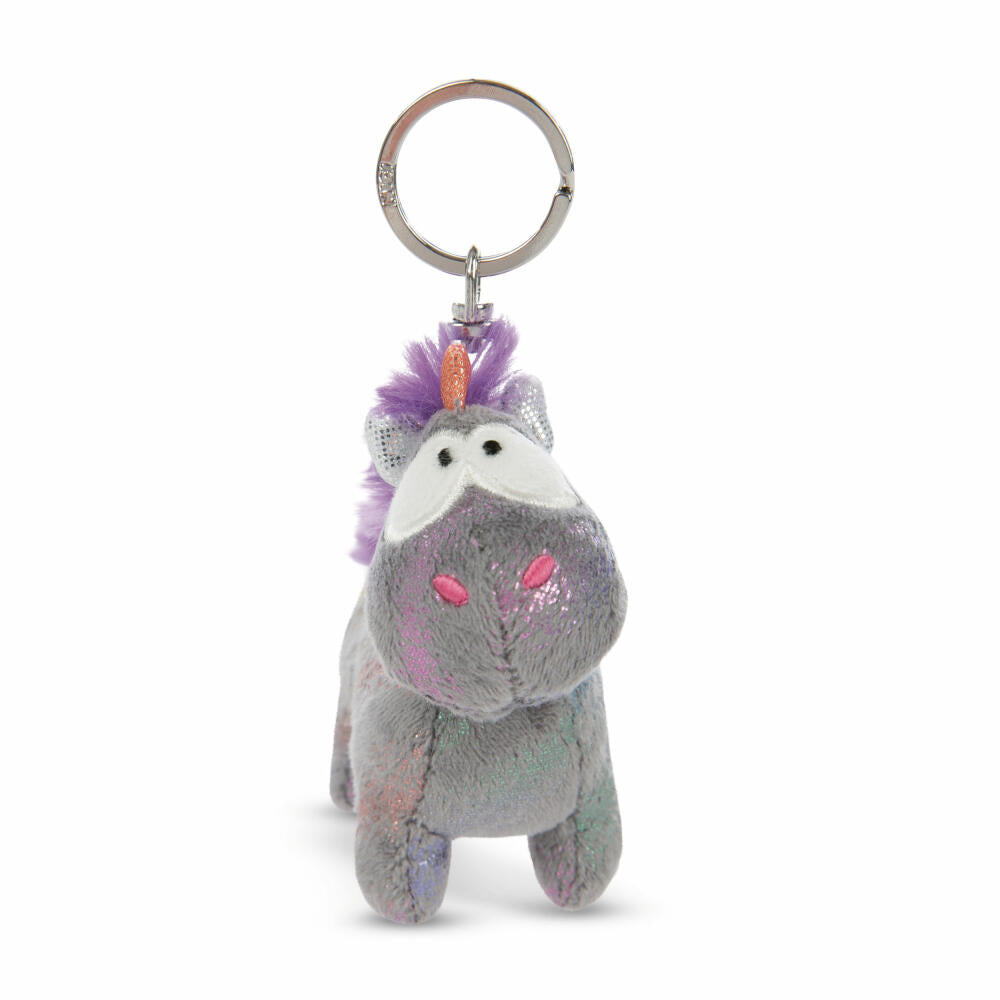 NICI Green Theodor & Friends Einhorn Star Bringer Schlüsselanhänger, Schlüssel Anhänger, Glücksbringer, 10 cm, 48621