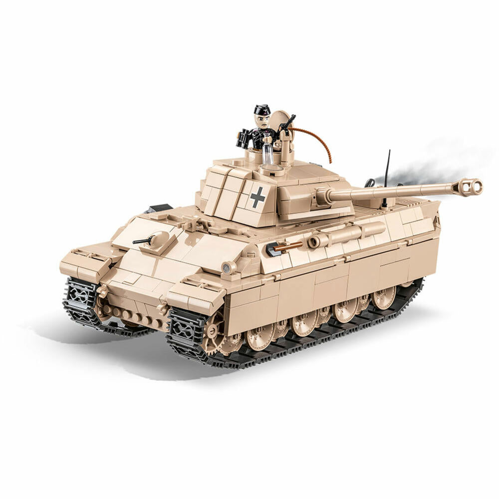 COBI interlocking brick set PzKpfw V Panther Ausf. G, World War 2 Historical Collection, tank, toy figures, interlocking bricks, plastic, 902 pieces, 2566