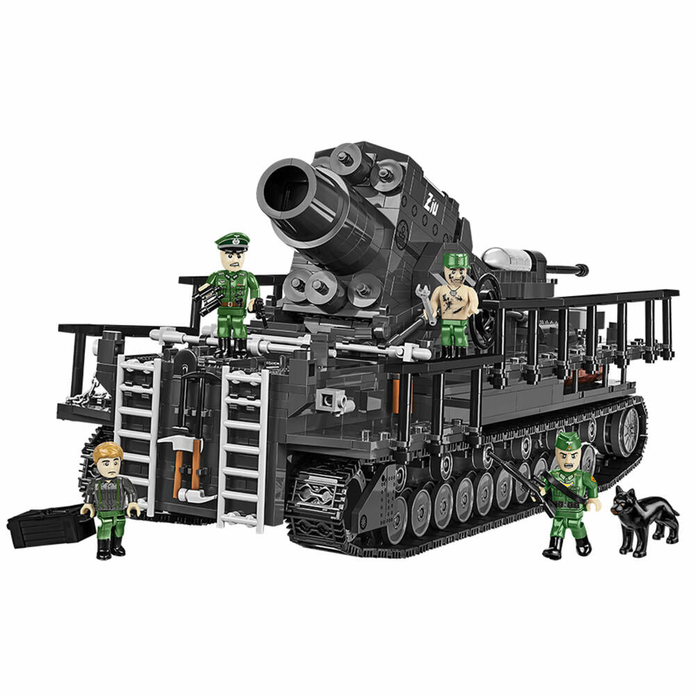 COBI Klemmbausteinset 60 cm Karl-Gerät 040 ZIU, World War 2 Historical Collection, Mörser, Spielfiguren, Klemmbausteine, Kunststoff, 1560 Teile, 2560