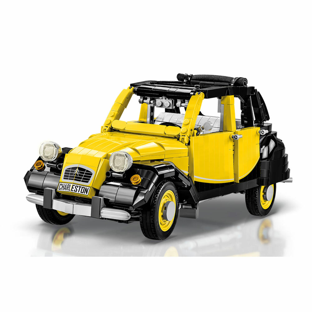 COBI interlocking brick set Citroen 2CV Charleston, Cars Collection, car, vehicle, interlocking bricks, plastic, 1465 parts, 24341