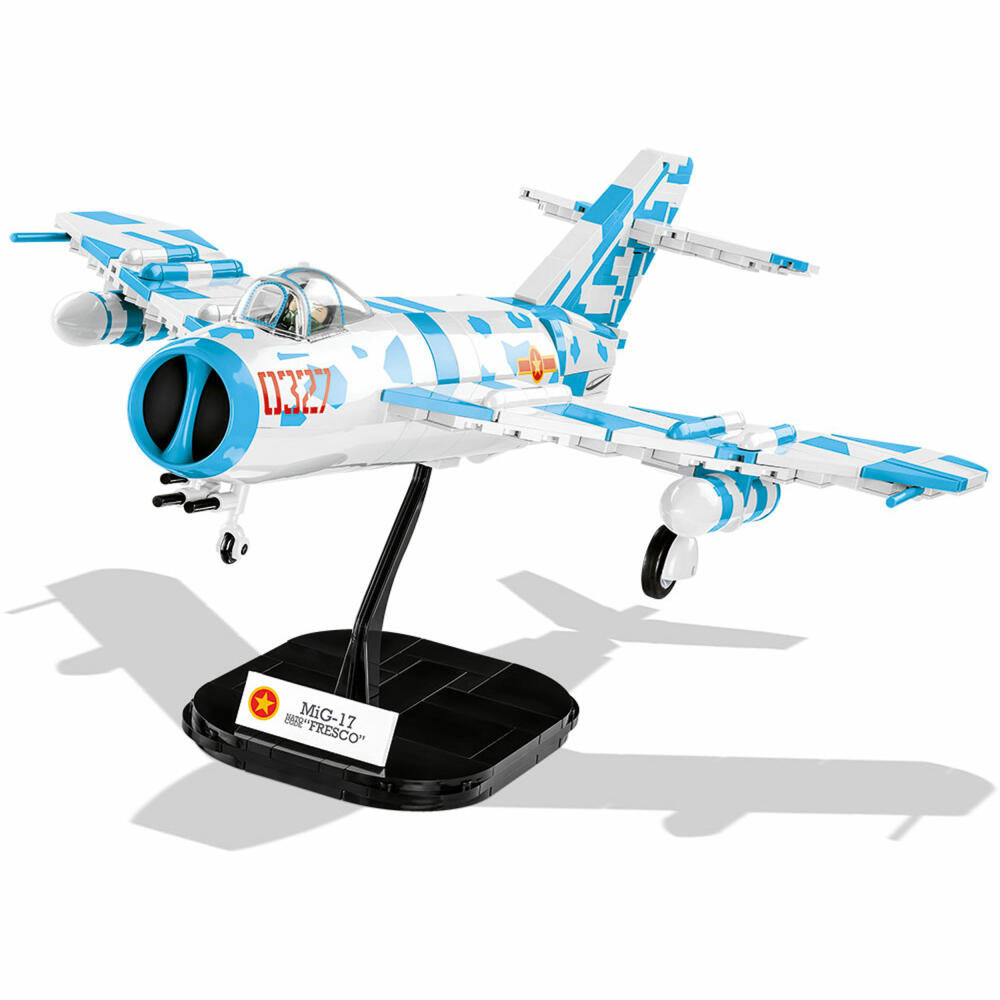COBI Klemmbausteinset MiG-17 NATO Code Fresco, Vietnam War Historical Collection, Düsenjäger, Flugzeug, Klemmbausteine, Kunststoff, 577 Teile, 2424