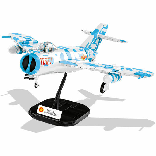 COBI Klemmbausteinset MiG-17 NATO Code Fresco, Vietnam War Historical Collection, Düsenjäger, Flugzeug, Klemmbausteine, Kunststoff, 577 Teile, 2424