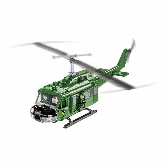 COBI Klemmbausteinset Bell UH-1 Huey Iroquois, Vietnam War Historical Collection, Hubschrauber, Spielfiguren, Klemmbausteine, Kunststoff, 656 Teile, 2423