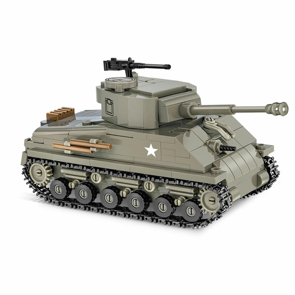 COBI Klemmbausteinset M4A3E8 Sherman, World War 2 Historical Collection, Panzer, Spielfiguren, Klemmbausteine, Kunststoff, 320 Teile, 2711