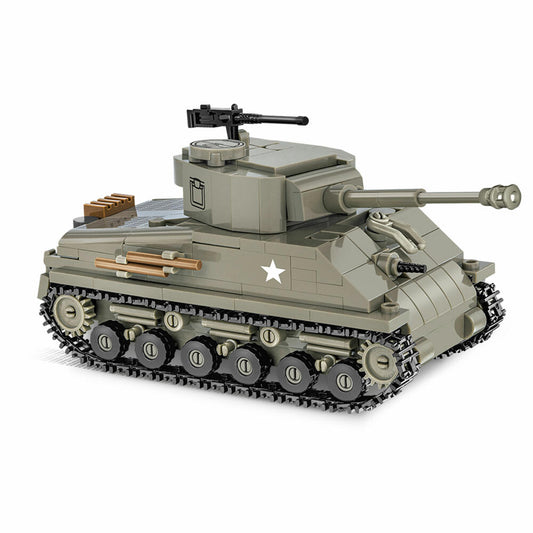 COBI Klemmbausteinset M4A3E8 Sherman, World War 2 Historical Collection, Panzer, Spielfiguren, Klemmbausteine, Kunststoff, 320 Teile, 2711
