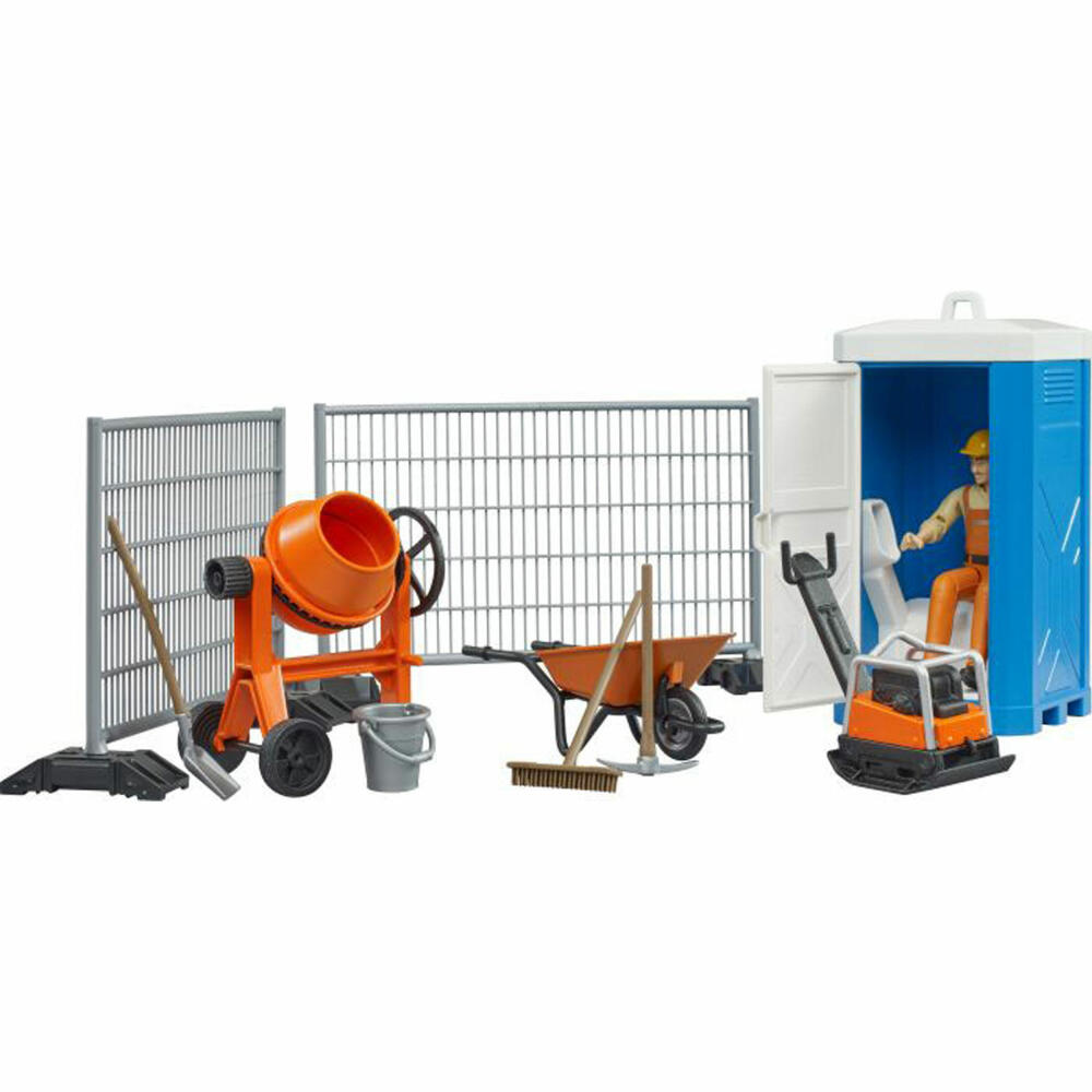bruder 62008 bworld construction site set