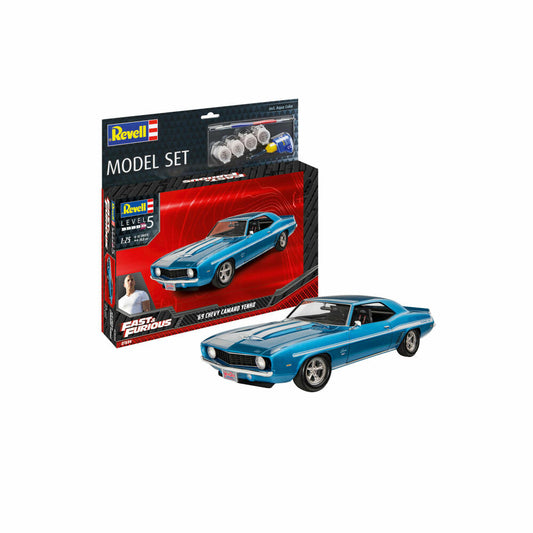 Revell Model Set Fast & Furious 1969 Chevy Camaro Yenko, Auto, Modellbausatz, Modell Bausatz, 92 Teile, ab 13 Jahre, 67694